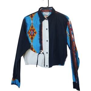 Vintage Multicolor Button Down Shirt